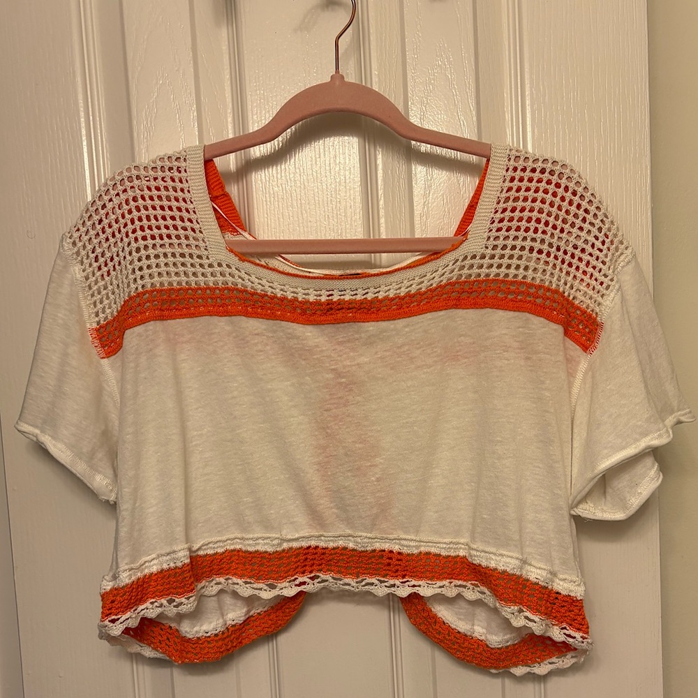 Free People crochet top